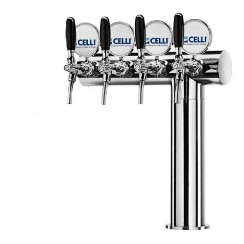 AZUR T LEFT 4 WAYS COPPER COLD KIT W.SERRATED TUBES LED MED.