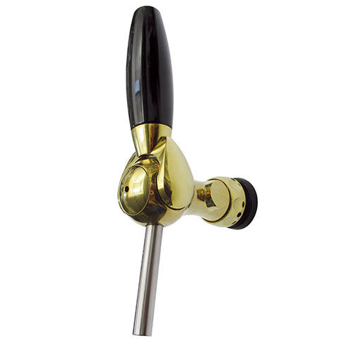 GLOBUS B, NEW VERSION, TAP W/OUT COMPENSATOR PVD SS SPOUT 5/