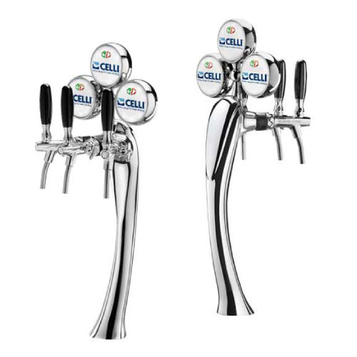 LOTUS 3 CHROMEPL. BRASS 5/8 10X12 LINES+RECIRC+3LED DOU