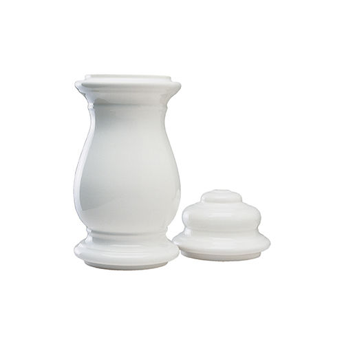 BODY+COVER BAROCCO D=130 COMPLETE WHITE