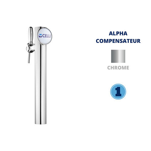 C/MOON IN + ALPHA TAP INOX WITH COMPENSATOR