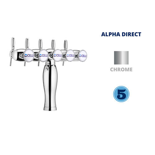 C/OT JUL 5V+ ALPHA TAP INOX NO COMPENSATOR