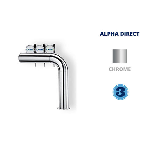 AZUR FLAG 3T CHROME - NON LUM - ALPHA DIRECT