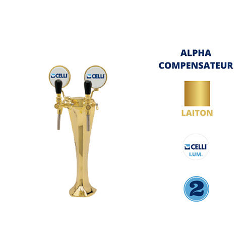 C/COBRA BR 2V  +L+ ALPHA TAP GOLD WITH COMPENSATOR