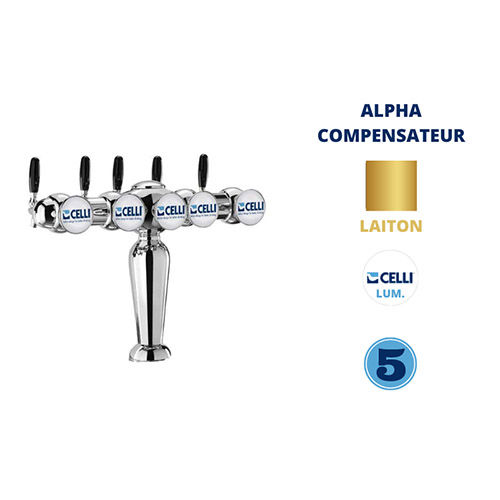 C/ROMANTIC 5V+L+ ALPHA TAP GOLD WITH COMPENSATOR