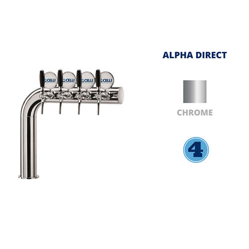 AZUR FLAG 4T CHROME - NON LUM - ALPHA DIRECT