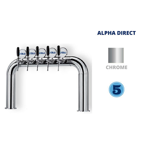 AZUR PONT 5T CHROME - NON LUM - ALPHA DIRECT