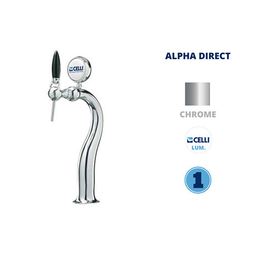 C/MAYA+ L+ ALPHA TAP INOX NO COMPENSATOR