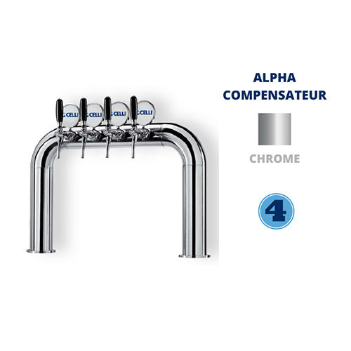 AZUR PONT 4T CHROME - NON LUM - ALPHA COMP.