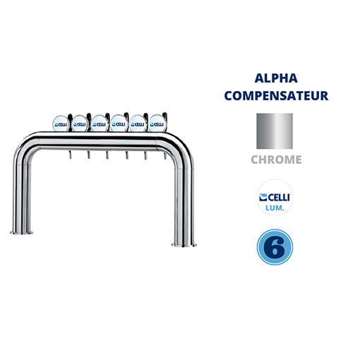 AZUR PONT 6T CHROME - LUM - ALPHA COMP.