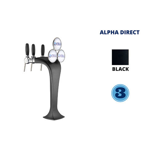 COBRA 3T BLACK-CH - NON LUM - ALPHA DIRECT