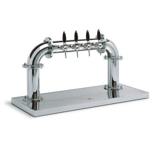 COLUMNA BRAUHAUS PUENTE 4 SALIDAS 5/8 ACABADO ACERO CROMADO