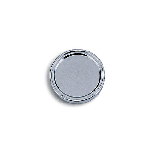ROUND 2-SIDE  BADGE HOL. CHROMED ZAMAK D.90 M5 (ONLY PLATE H