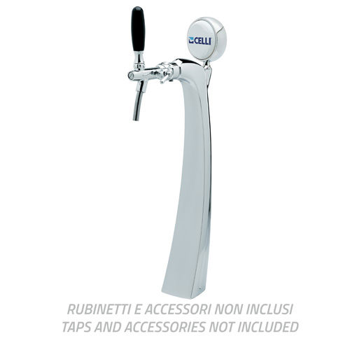 FALCO 1WAY 5/8 CHROMEPL.BRASS+REC.+LED BADGE-HOLDER