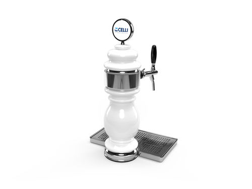 KIT BAROCCO 2TAPS ST.STEEL WITH LED BADGE-HOLDER, LENSES, TU