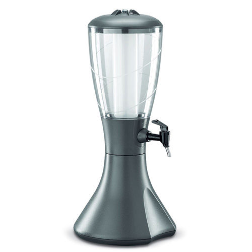 FEELING TISCHSAEULE GRAU 3,5L.MIT EISWUERFELBEHAELTER+ZAPFHA