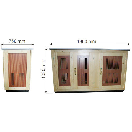 DEMOUNTABLE BAR COUNTER CLEAR + DARK WOOD COVERING cm 180x70