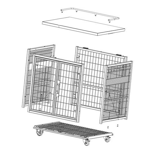COMPLETE ST.STEEL COUNTER  1 m