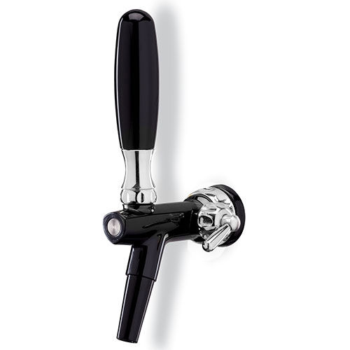 FC4 PLASTIC TAP WITH COMP., PL. SPOUT, HANDLE WITH SELF CLOS