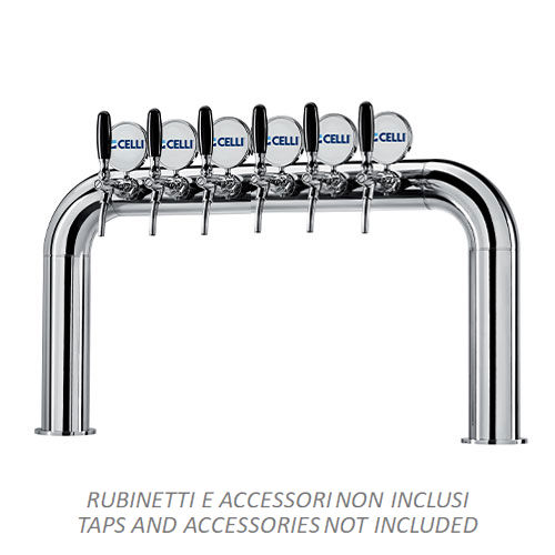 AZUR BRIDGE 6 WAYS PLASTIC PRODUCT/REC.TUBE 6,7X9,5 PL.FIX.S