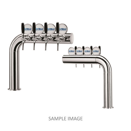 AZUR FLAG/LEFT SIDE 5 WAYS PL.TUBES+REC ILLUMINATED