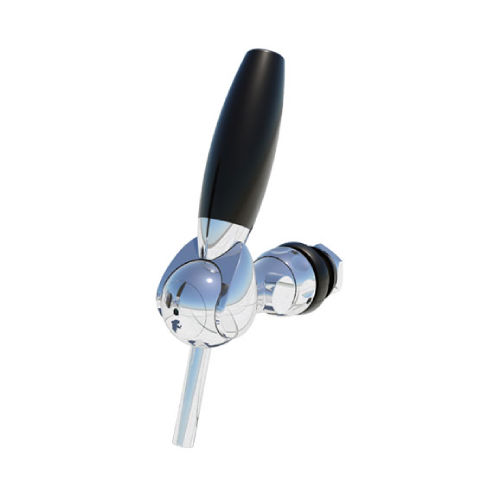 GLOBUS B TAP CHROMEPL. BRASS ST. STEEL SPOUT WITHOUT COMPENS