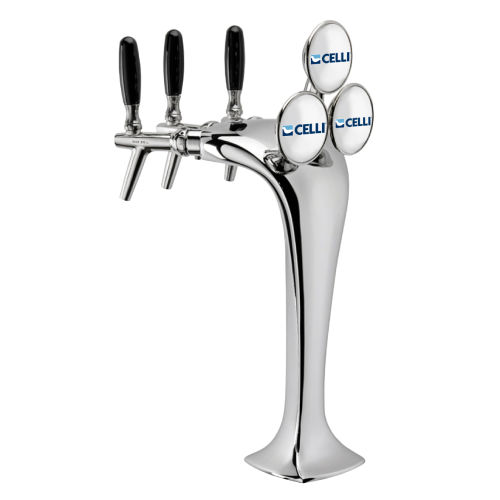 COBRA B3 CHR 1/2 NO TUBES 3 LEDS NEW WIRING