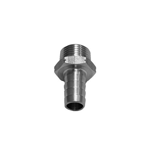 ST.STEEL STRAIGHT NIPPLE M3/8 D.11