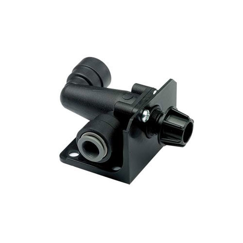 INLINE VALVE 5/16" TO 5/16" C/W BRACKET & KNOB ADJUSTMENT