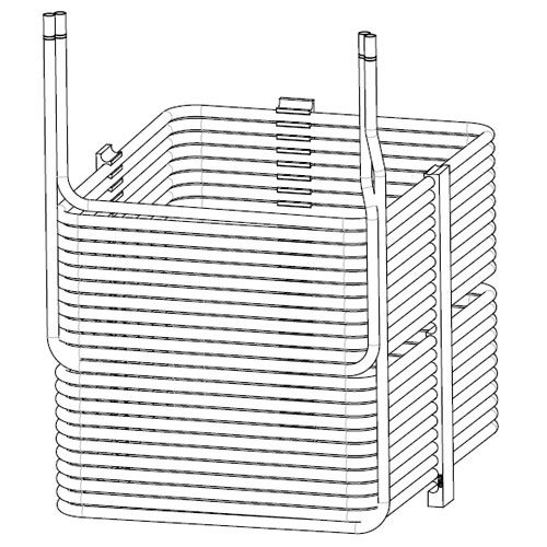 DOUBLE COILS long exit 3rd+4th TORNADO EVOLUTION 65/L 7X8 (1