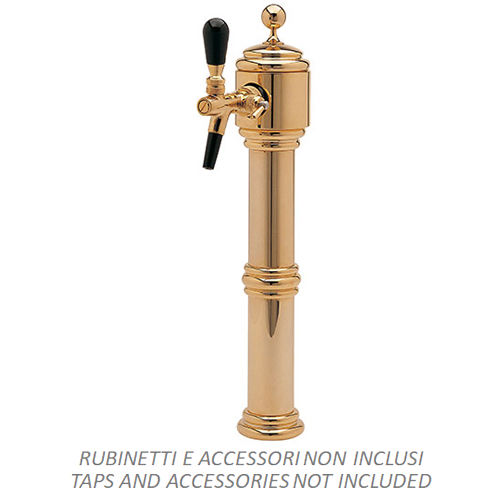 IMPERO GOLDPL. 1 WAY (1 HOLE 24 MM) NO TAPS 7X8 TUBES