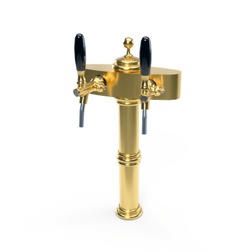 IMPERO GOLDPL. 2 WAYS (2 HOLES 24 MM) NO TAPS 7X8 TUBES