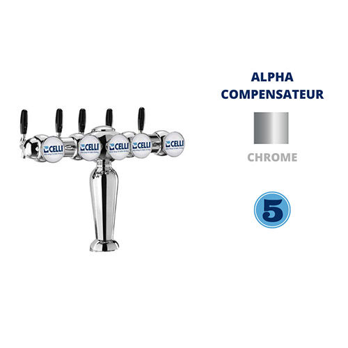 C/ROMANTIC 5V+ ALPHA TAP INOX WITH COMPENSATOR