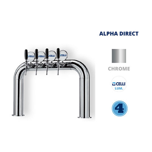 AZUR PONT 4T CHROME - LUM - ALPHA DIRECT