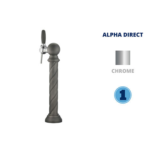 C/VANITY+ ALPHA TAP INOX NO COMPENSATOR