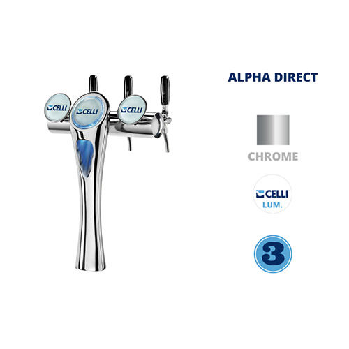 C/EOS 3V+L+ ALPHA TAP INOX NO COMPENSATOR