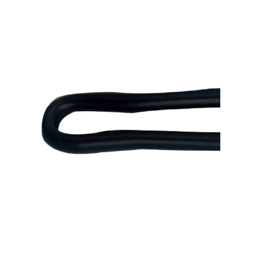 Black PVC U’Bend épingle noire 6.7mm x 9.5mm x 1 meter long)