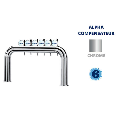 AZUR PONT 6T CHROME - NON LUM - ALPHA COMP.