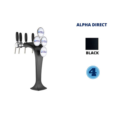 COBRA 4T BLACK-CH - NON LUM - ALPHA DIRECT