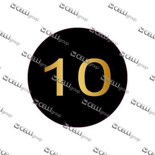 LENTILLE - NUMERO 10 SUR FOND NOIR