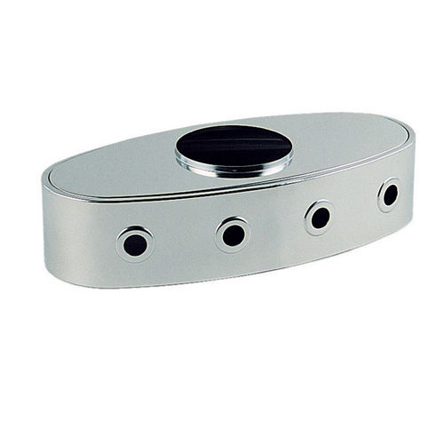 KIT ELLIPTIC ST. STEEL RINGS L=450 D.130 WITH 4 HOLES 24MM