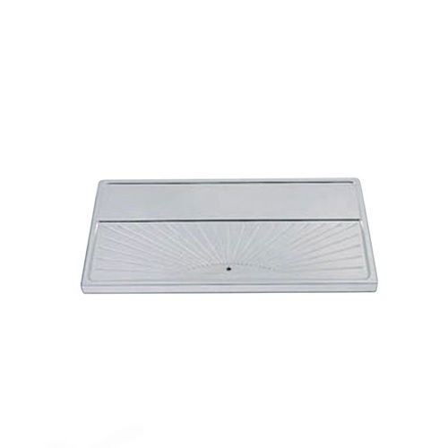 DRAWN ST. STEEL BASE WITH DRAINAGE CM80X50X4,5H