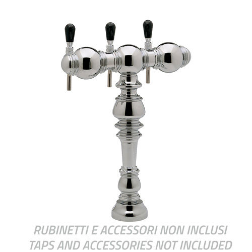 CELINE 107 CHROMED BRASS 3 WAYS 5/8 FEEDING TUBES 7X8 + RECI