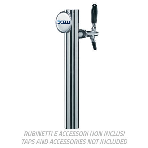 MOON ST. STEEL 1 WAY 5/8 TUBES 7X8 + REC.+ LED LIGHT + MOULD