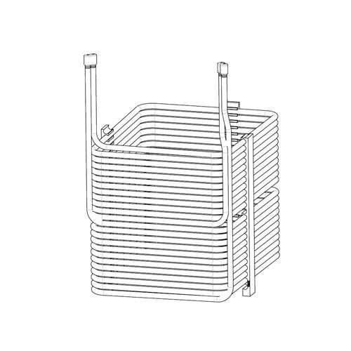 DOPPELTE KUEHLSCHLANGE 1.+2. LEITUNG 7x8mm (2x10) FUER TE50