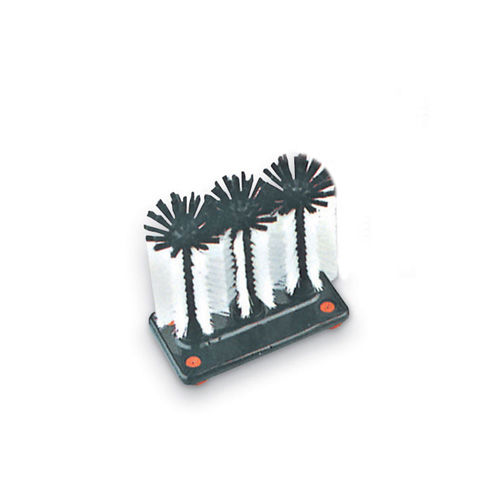 SET OF 3 BRUSHES PLASTIC BASE 3X18 CM