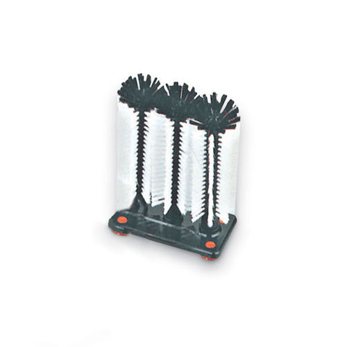 SET OF 3 BRUSHES PLASTIC BASE 3x25 cm