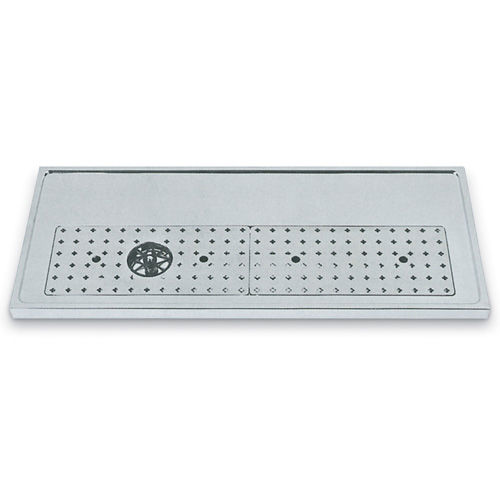 ST.STEEL BASE+DRIPTRAY+DRAINAGE CM100X50X4,5H