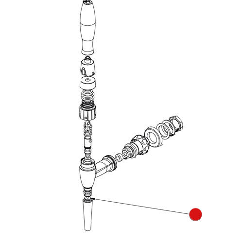 FLOW BREAKER FOR SPARKLER TAP