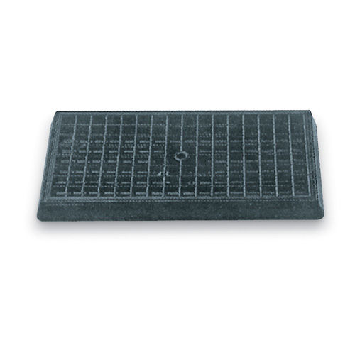 BLACK PLASTIC DRIPTRAY WITH GRILL430x235xh32mm.
